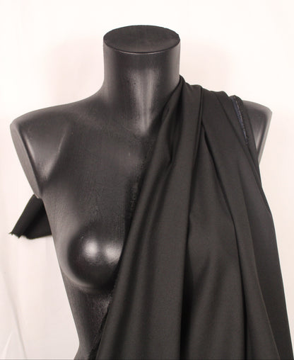 Tissu toile coton - noir - photo 3/4 | So Tissus
