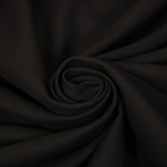 Tissu toile coton - noir - photo 1/4 | So Tissus