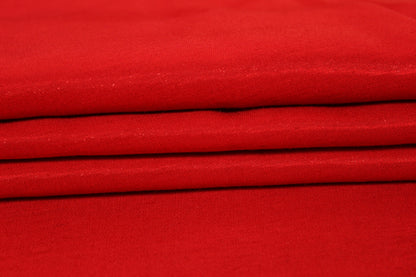 Tissu lamé de soie - rouge brillant - photo 2/4 | So Tissus