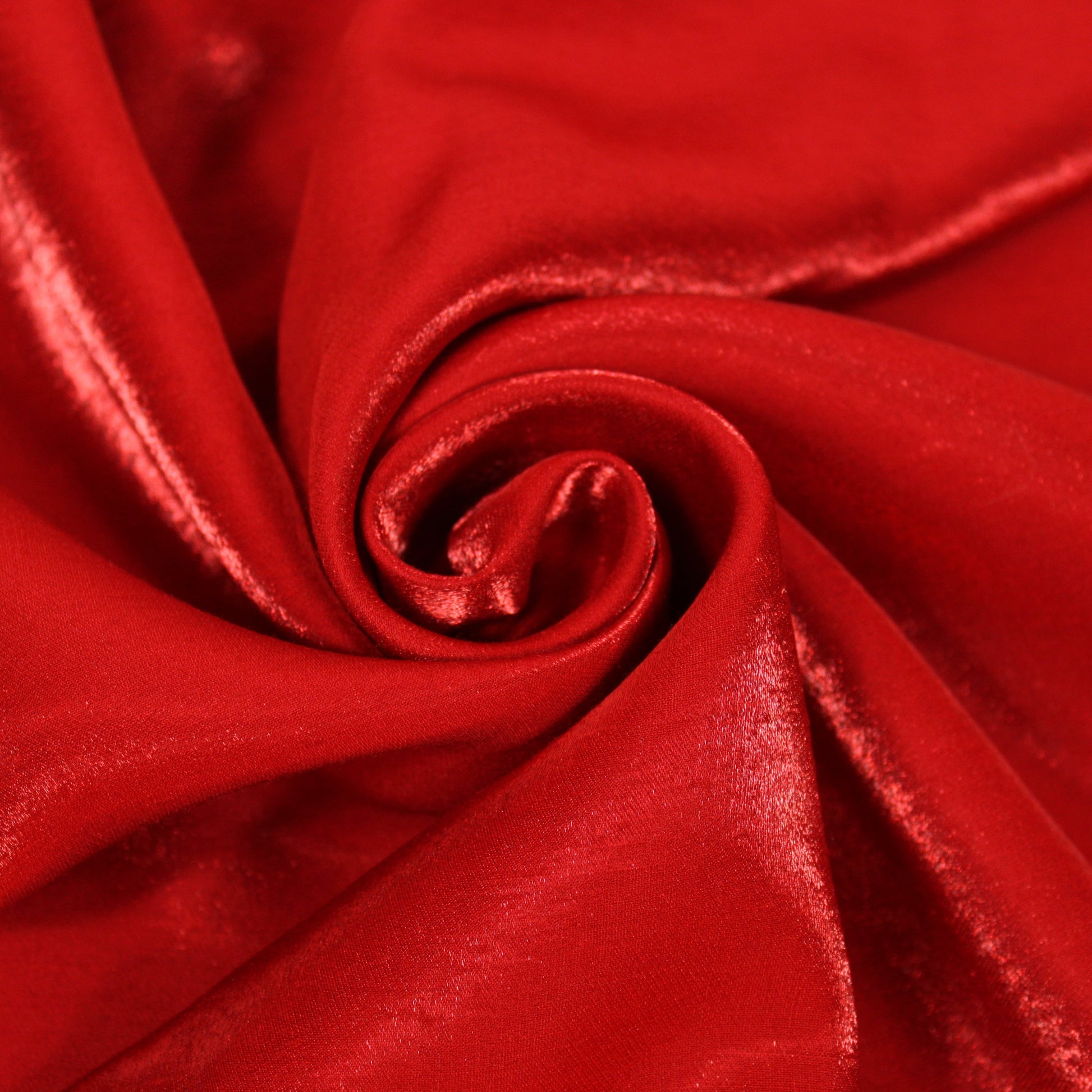 Tissu lamé de soie - rouge brillant - photo 1/4 | So Tissus