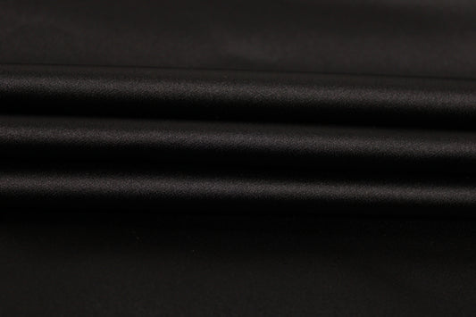 Tissu satin duchesse - noir - photo 2/4 | So Tissus