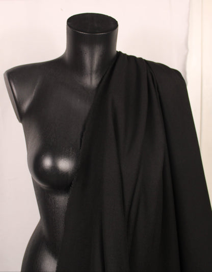 Tissu flanelle viscose - noir - photo 3/4 | So Tissus