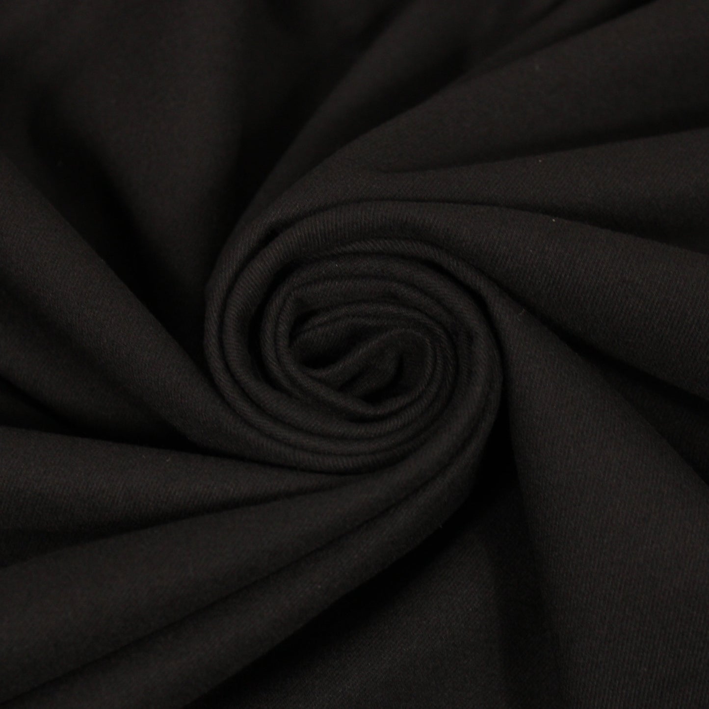 Tissu flanelle viscose - noir - photo 1/4 | So Tissus