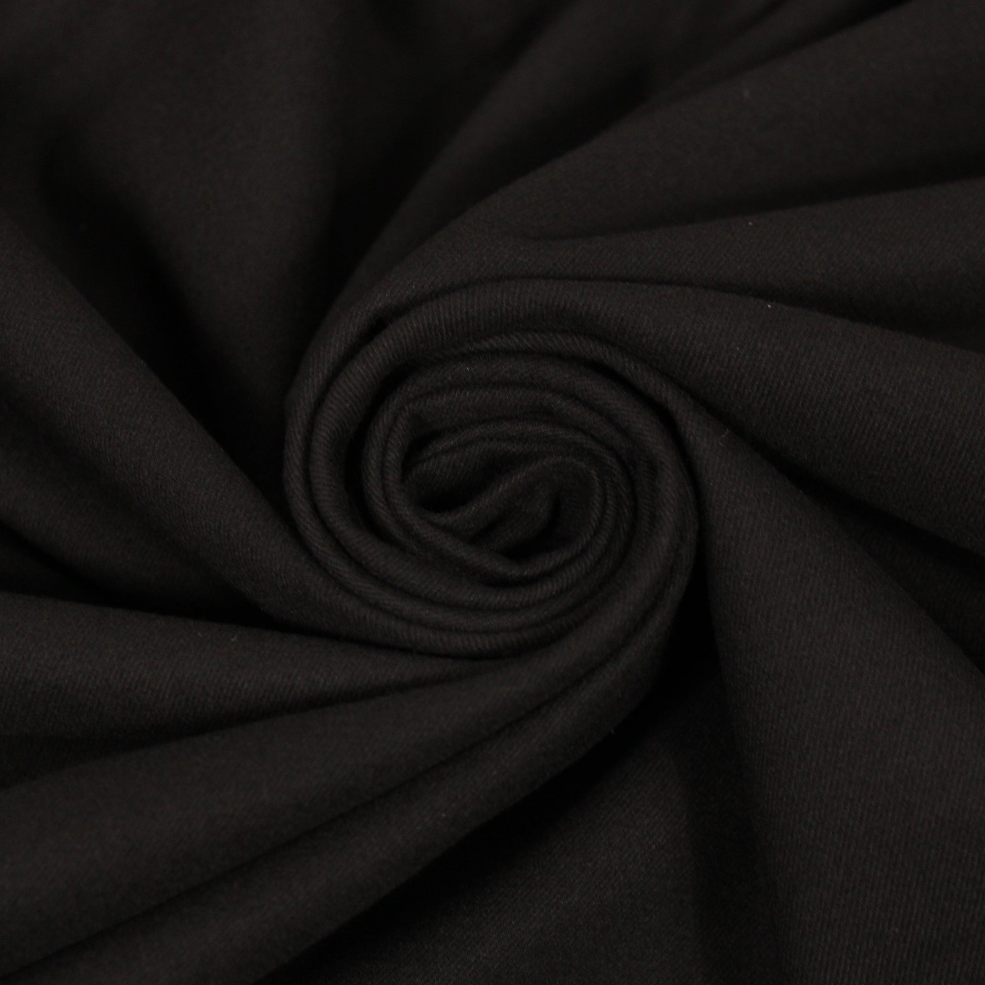 Tissu flanelle viscose - noir - photo 1/4 | So Tissus