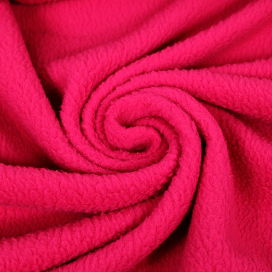 Tissu polaire - rose