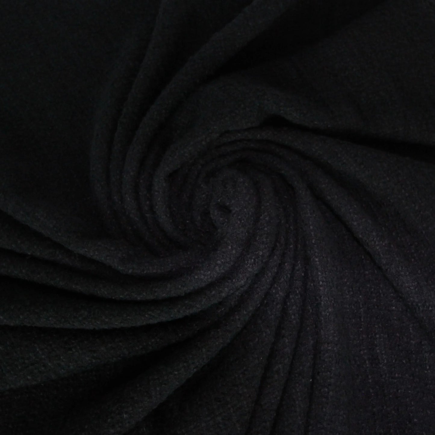 Tissu tweed de laine bouclette noir - à carreaux ton sur ton | Bennytex | Mondial Tissus | Cousette | Tissus de rêve | Tissus.net