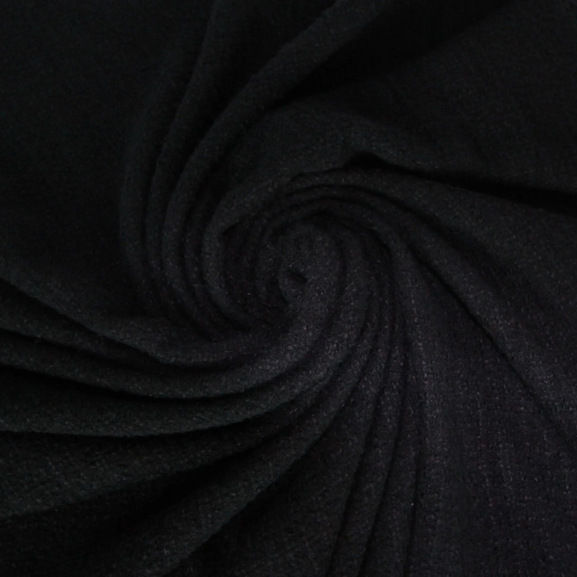 Tissu tweed de laine bouclette noir - à carreaux ton sur ton | Bennytex | Mondial Tissus | Cousette | Tissus de rêve | Tissus.net