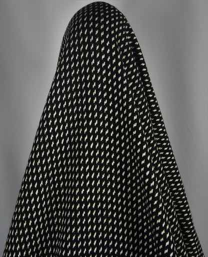 Tissu tweed coton - noir et blanc | Bennytex | Mondial Tissus | Cousette | Tissus de rêve | Tissus.net