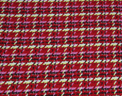 Tissu tweed coton - à carreaux rouges | Bennytex | Mondial Tissus | Cousette | Tissus de rêve | Tissus.net
