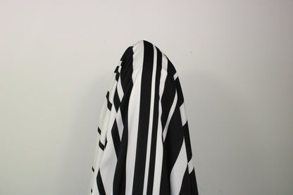Tissu crêpe georgette  - imprimé rayé - photo 5/5 | So Tissus