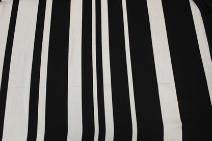 Tissu crêpe georgette  - imprimé rayé - photo 4/5 | So Tissus