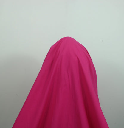 Tissu voile de coton - rose fuchsia - photo 3/3 | So Tissus