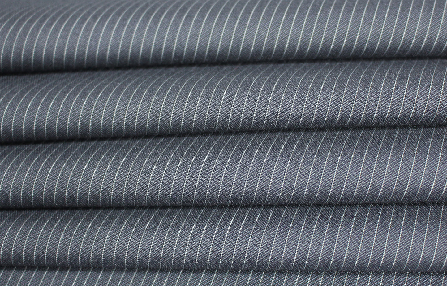 So Tissus - Tissu toile polyamide à rayures - gris foncé | Bennytex | Mondial Tissus | Cousette | Tissus de rêve | Tissus.net