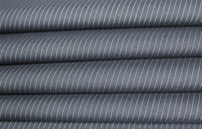 So Tissus - Tissu toile polyamide à rayures - gris foncé | Bennytex | Mondial Tissus | Cousette | Tissus de rêve | Tissus.net