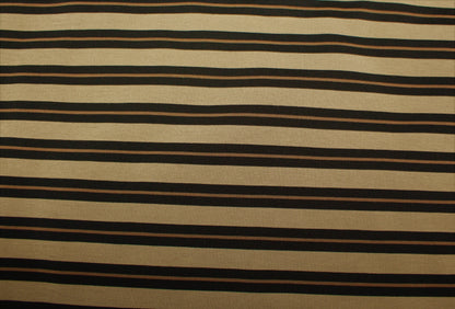 So Tissus - Tissu popeline viscose rayée - ton beige et noir | Bennytex | Mondial Tissus | Cousette | Tissus de rêve | Tissus.net
