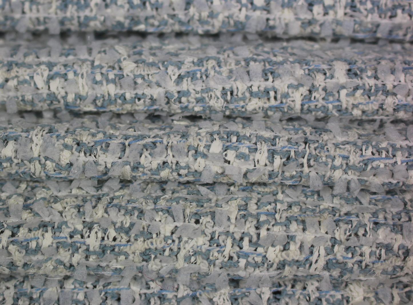 Tissu tweed laine et coton - bleu ciel et blanc | Bennytex | Mondial Tissus | Cousette | Tissus de rêve | Tissus.net