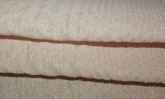 Tissu organza gaufré - rose pâle - photo 2/3 | So Tissus