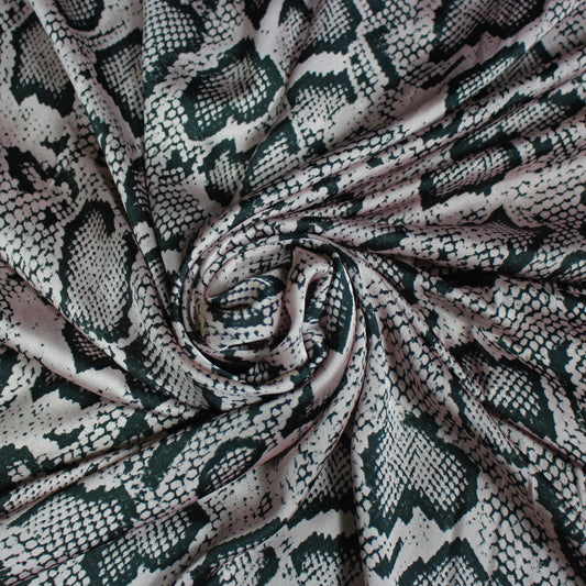 Tissu satin - imprimé reptile - photo 1/5 | So Tissus