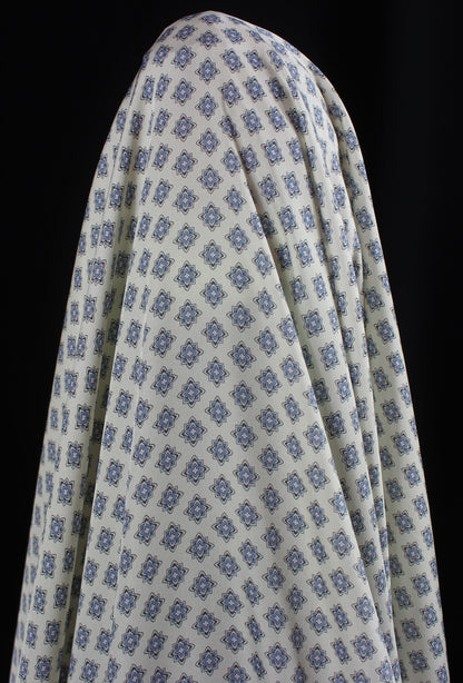 Tissu twill polyester imprimé baroque - photo 3/5 | So Tissus