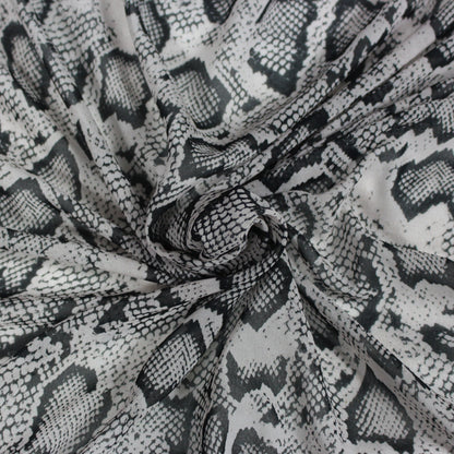 Tissu mousseline polyester - imprimé reptile - photo 1/6 | So Tissus