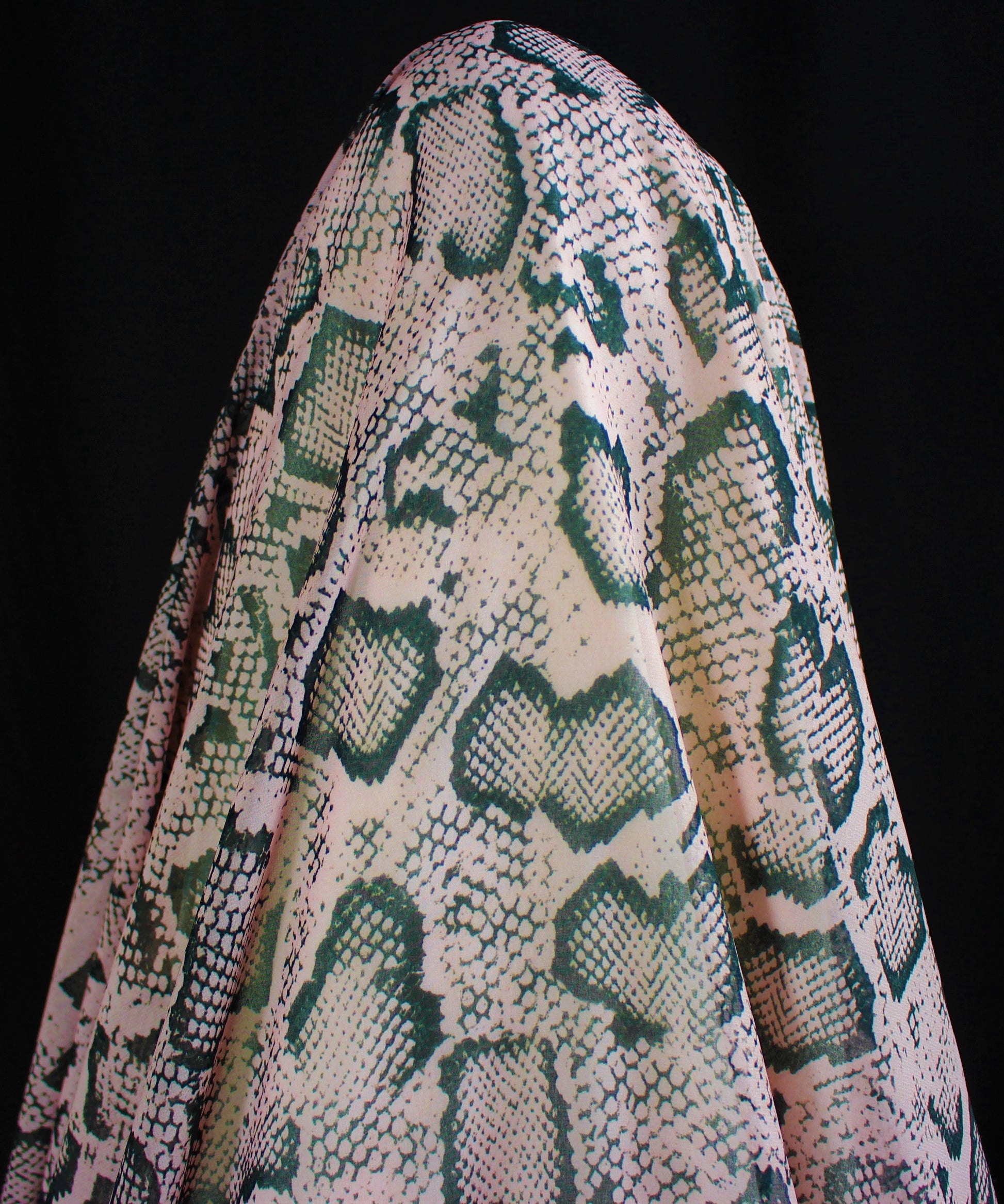 Tissu mousseline polyester - imprimé reptile - photo 3/4 | So Tissus