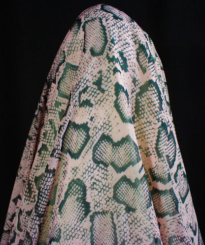 Tissu mousseline polyester - imprimé reptile - photo 3/4 | So Tissus