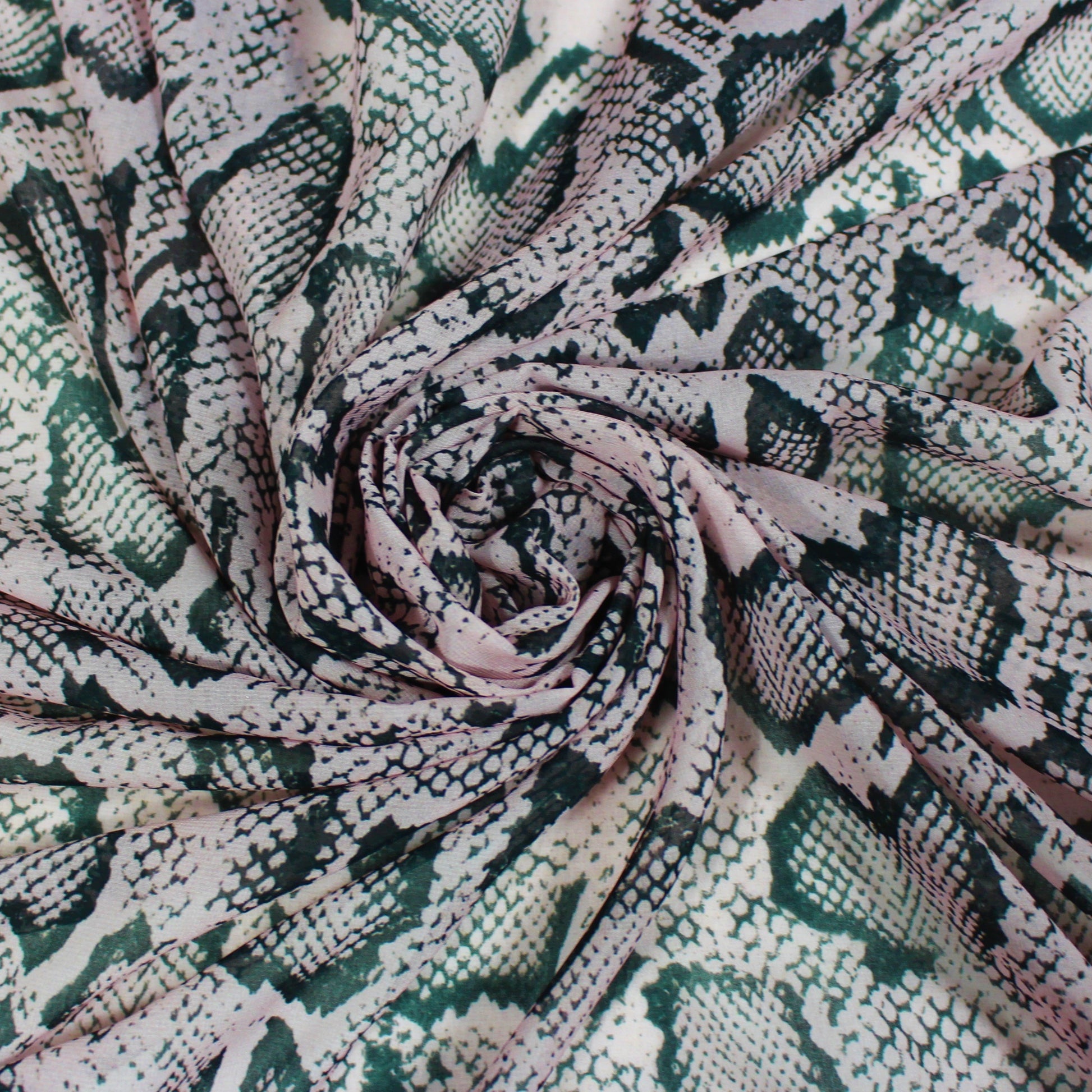 Tissu mousseline polyester - imprimé reptile - photo 1/4 | So Tissus