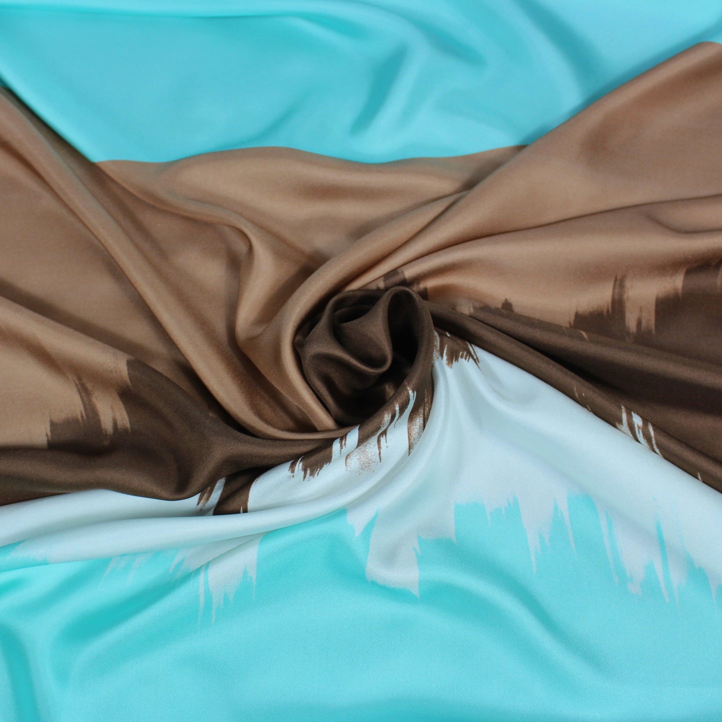 Tissu twill de soie - imprimé tacheté (motif de 1 mètre) - photo 1/5 | So Tissus