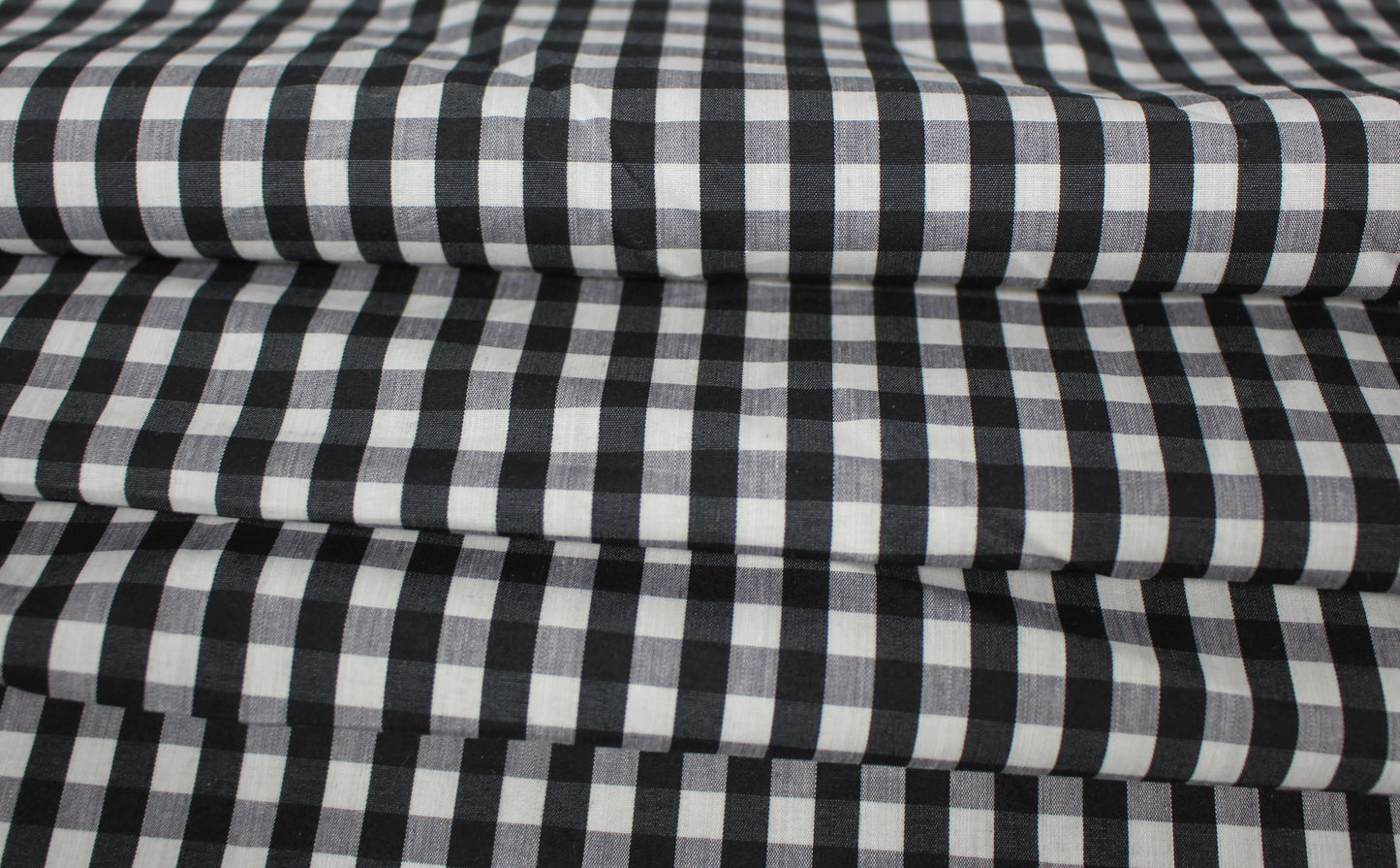 Tissu taffeta de coton imperméable - imprimé vichy - photo 2/5 | So Tissus