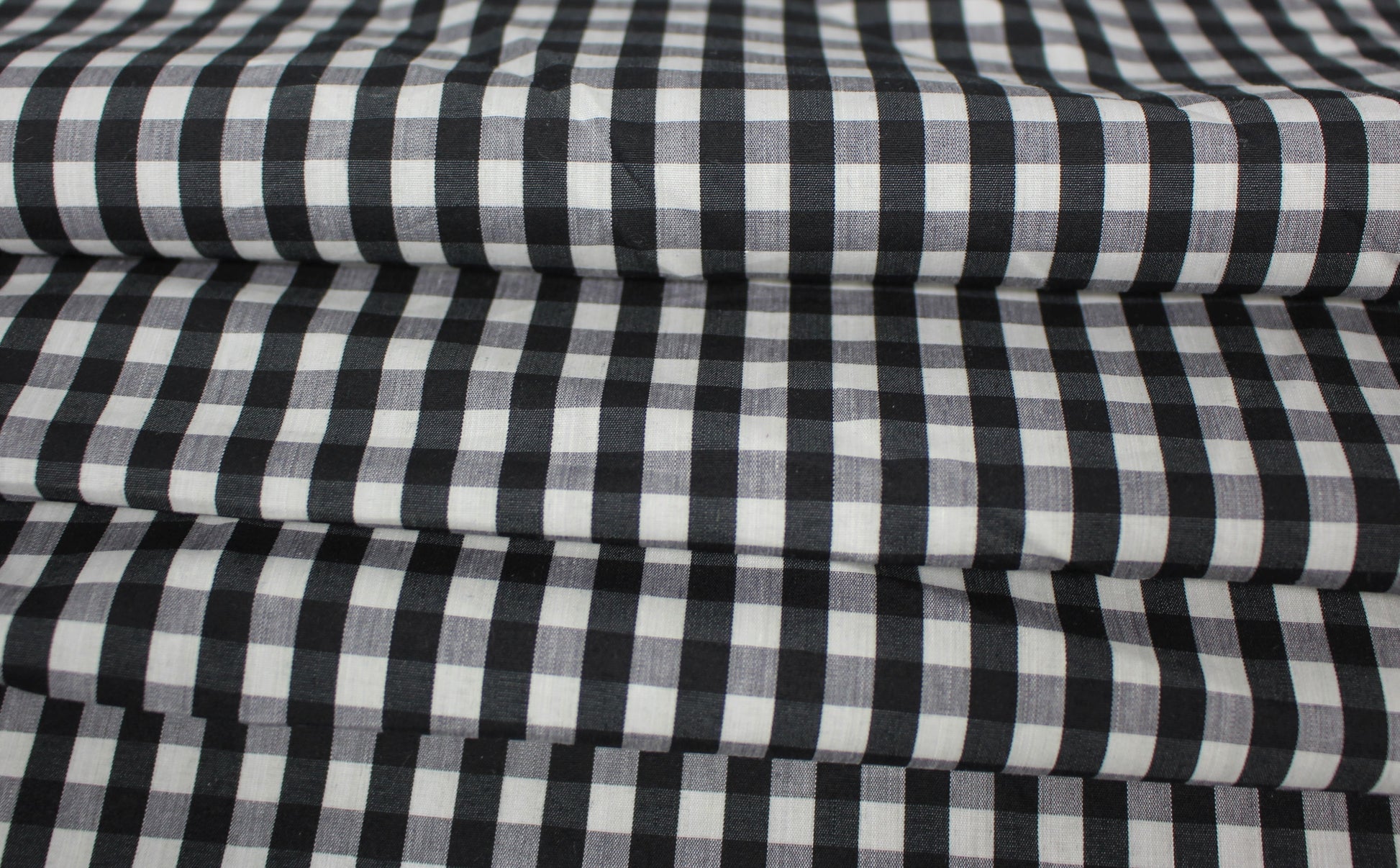 Tissu taffeta de coton imperméable - imprimé vichy - photo 2/5 | So Tissus