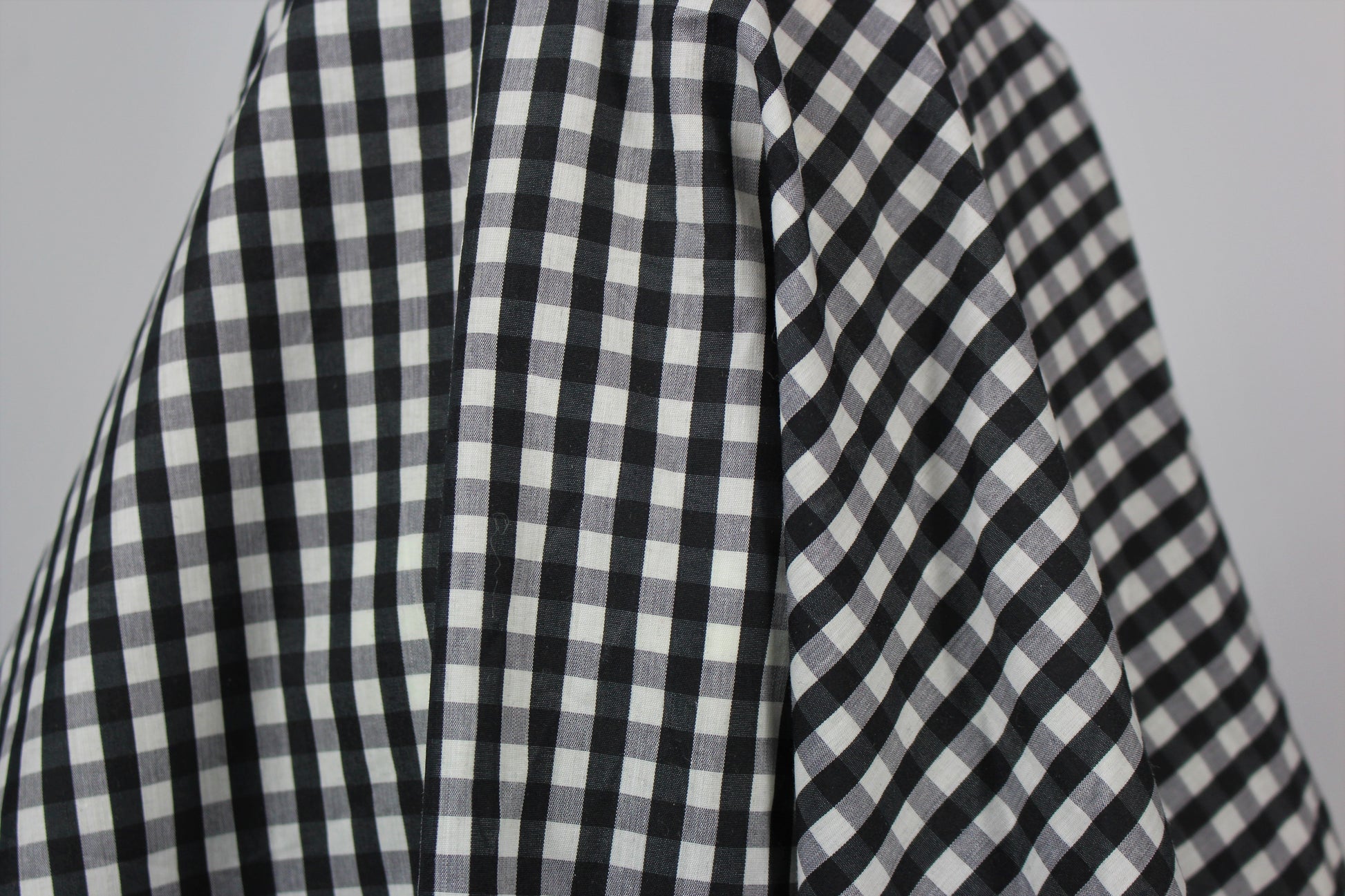 Tissu taffeta de coton imperméable - imprimé vichy - photo 4/5 | So Tissus
