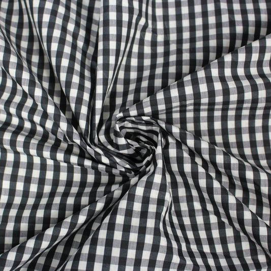 Tissu taffeta de coton imperméable - imprimé vichy - photo 1/5 | So Tissus