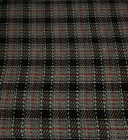 Tissu tweed coton mélangé - à carreaux - ton noir | Bennytex | Mondial Tissus | Cousette | Tissus de rêve | Tissus.net