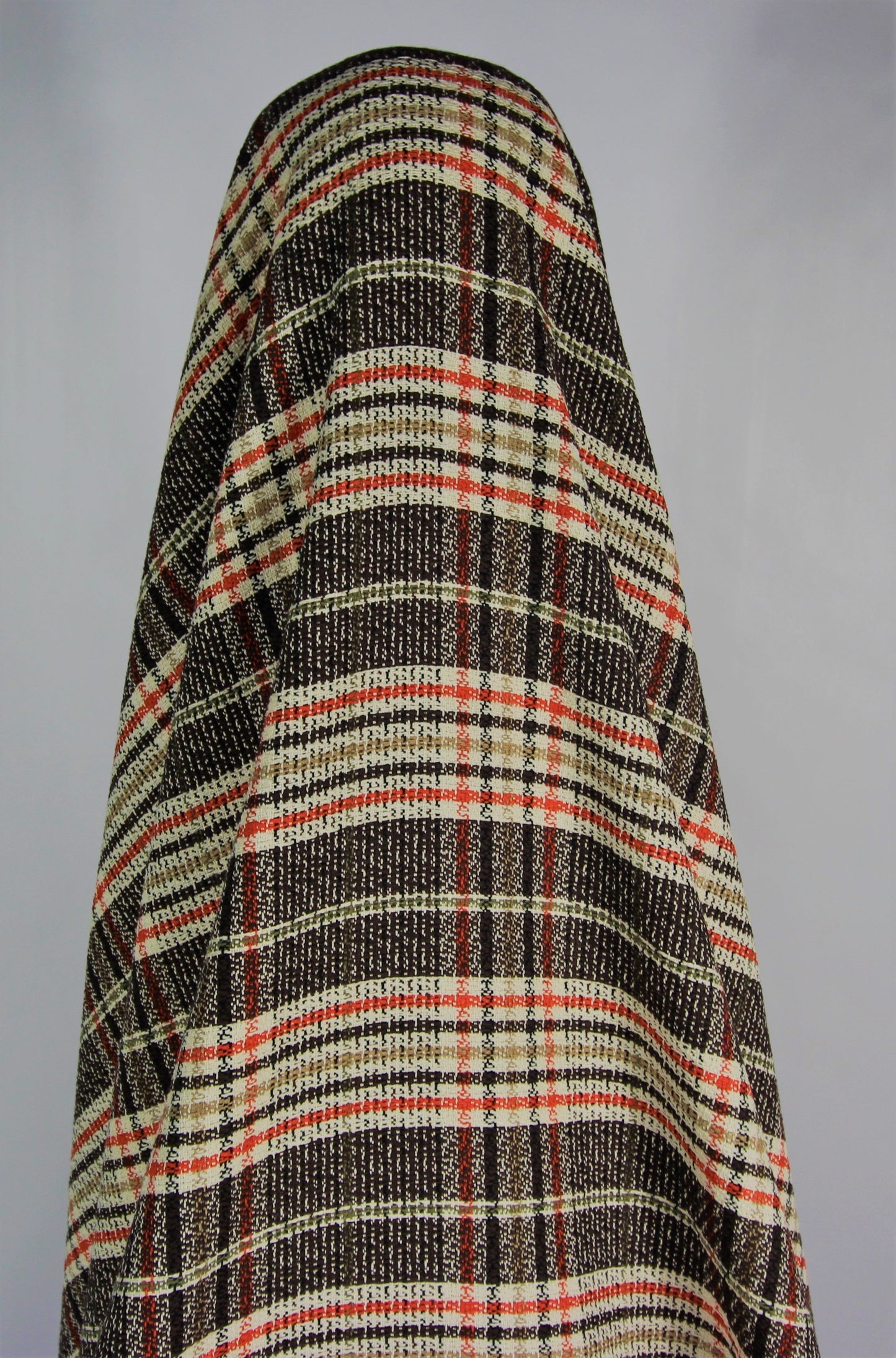 Tissu tweed coton tissé - ton marron | Bennytex | Mondial Tissus | Cousette | Tissus de rêve | Tissus.net
