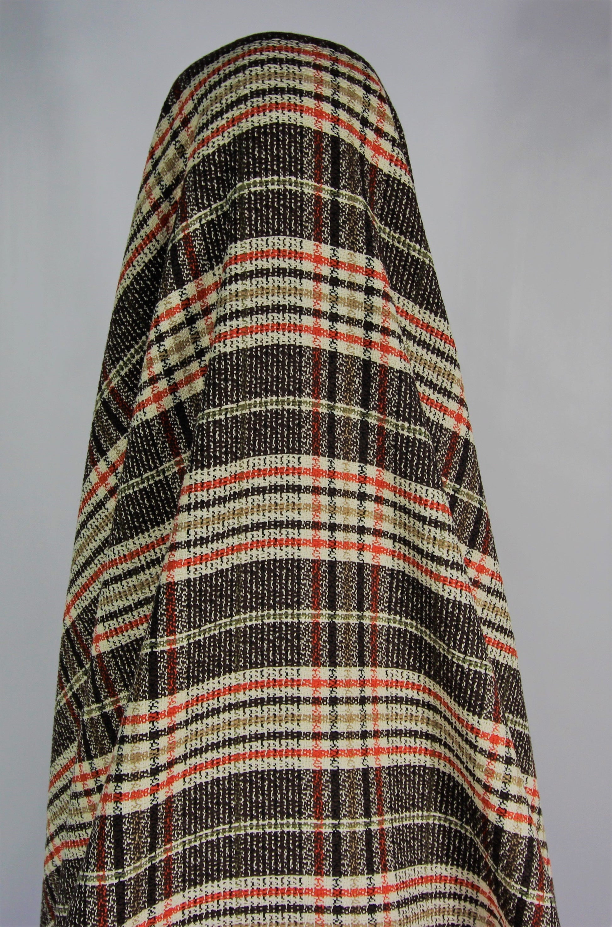 Tissu tweed coton tissé - ton marron | Bennytex | Mondial Tissus | Cousette | Tissus de rêve | Tissus.net