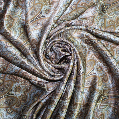 Tissu satin de soie 100% - imprimé cachemire | Bennytex | Mondial Tissus | Cousette | Tissus de rêve | Tissus.net