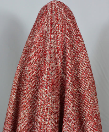 So Tissus | Coupon de 5 mètres - Tweed coton - rouge et blanc | Bennytex | Mondial Tissus | Cousette | Tissus de rêve | Tissus.net