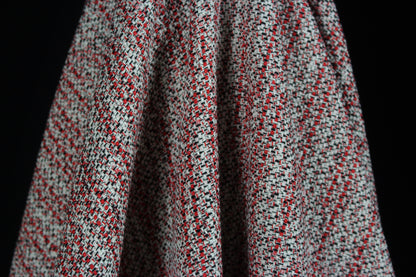 So Tissus - Coupon de 2 mètres - tissu tweed viscose - rouge et blanc | Bennytex | Mondial Tissus | Cousette | Tissus de rêve | Tissus.net