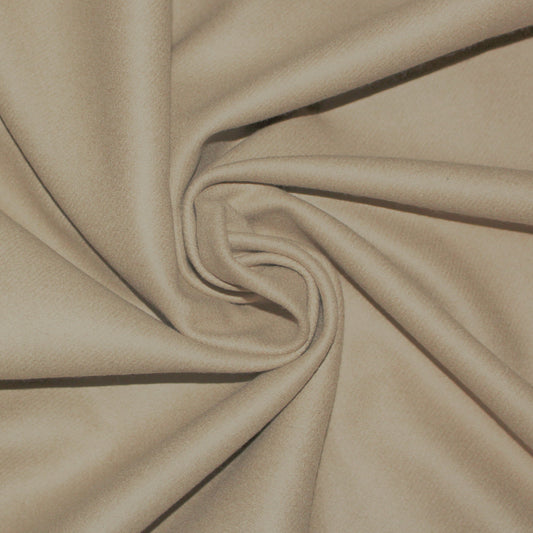 Coupon de 1,8 mètre - Drap de laine - beige - photo 1/3 | So Tissus