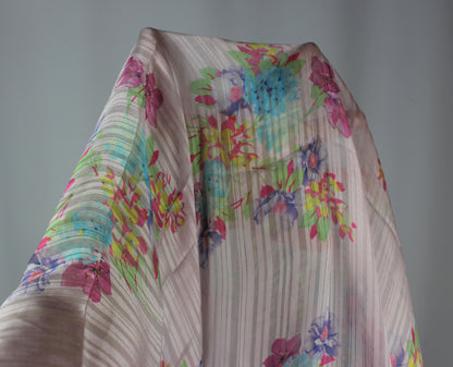 Coupon de 2 mètres - Mousseline polyester - imprimé fleuri - photo 5/5 | So Tissus