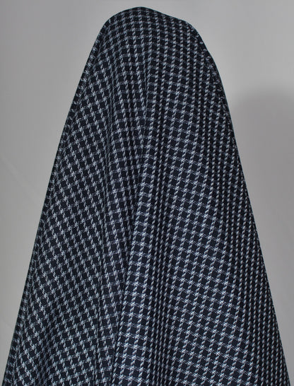 So Tissus | Coupon de 2 mètres - Tweed de laine - à carreaux bleu marine| Bennytex | Mondial Tissus | Cousette | Tissus de rêve | Tissus.net