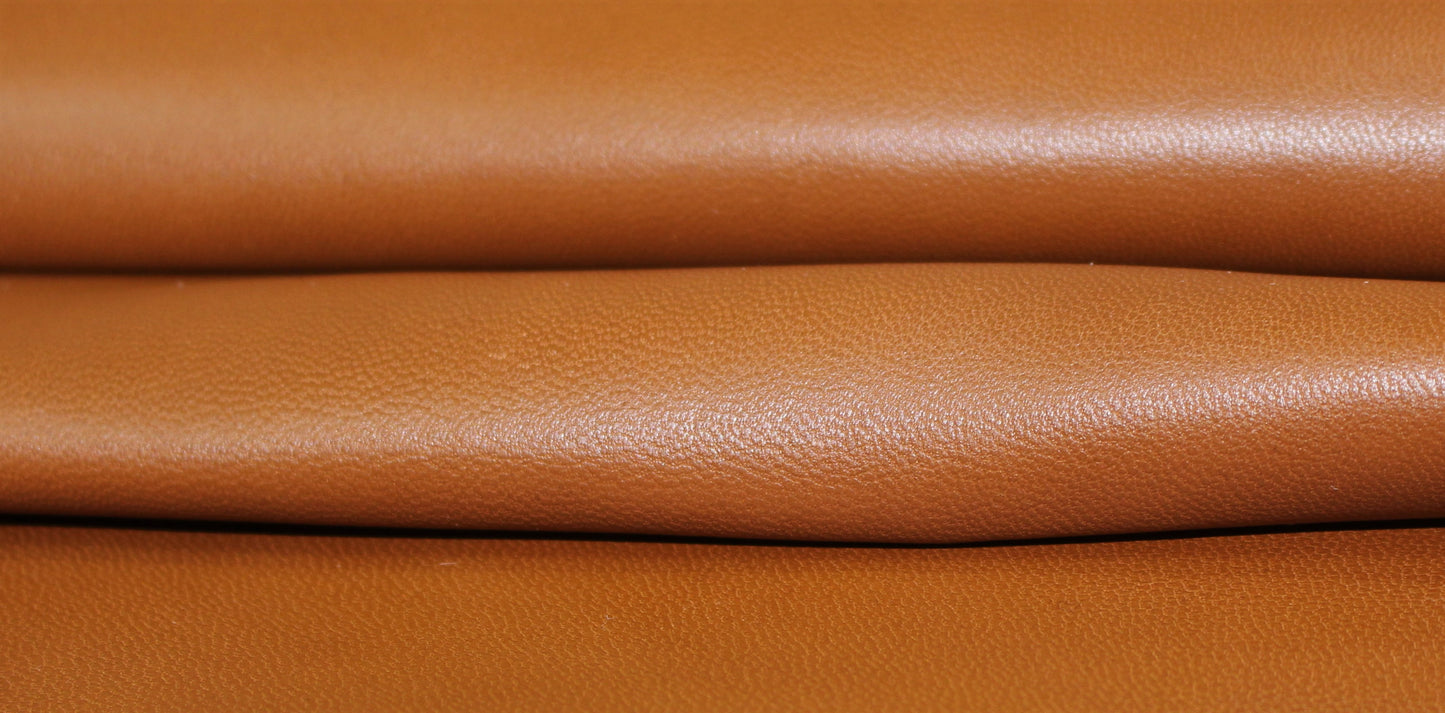 Cuir d'agneau - marron clair - photo 2/2 | So Tissus