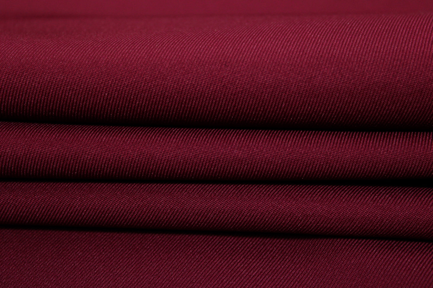Tissu toile sergé - bordeaux - photo 2/3 | So Tissus