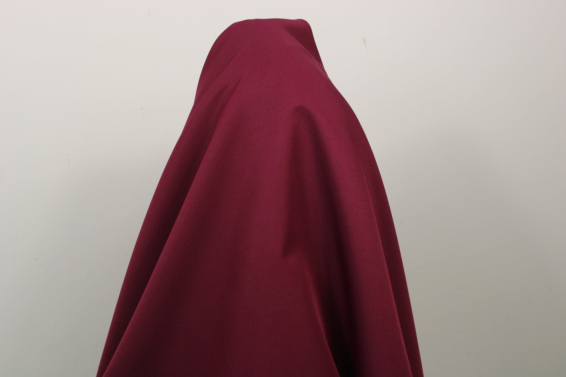 Tissu toile sergé - bordeaux - photo 3/3 | So Tissus