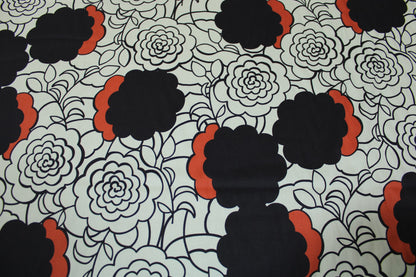 Tissu popeline de coton - imprimé grosses fleurs - photo 5/6 | So Tissus