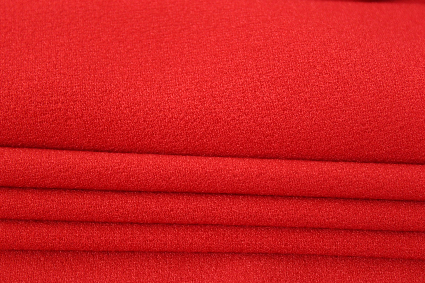 Tissu crêpe - rouge braise - photo 3/4 | So Tissus