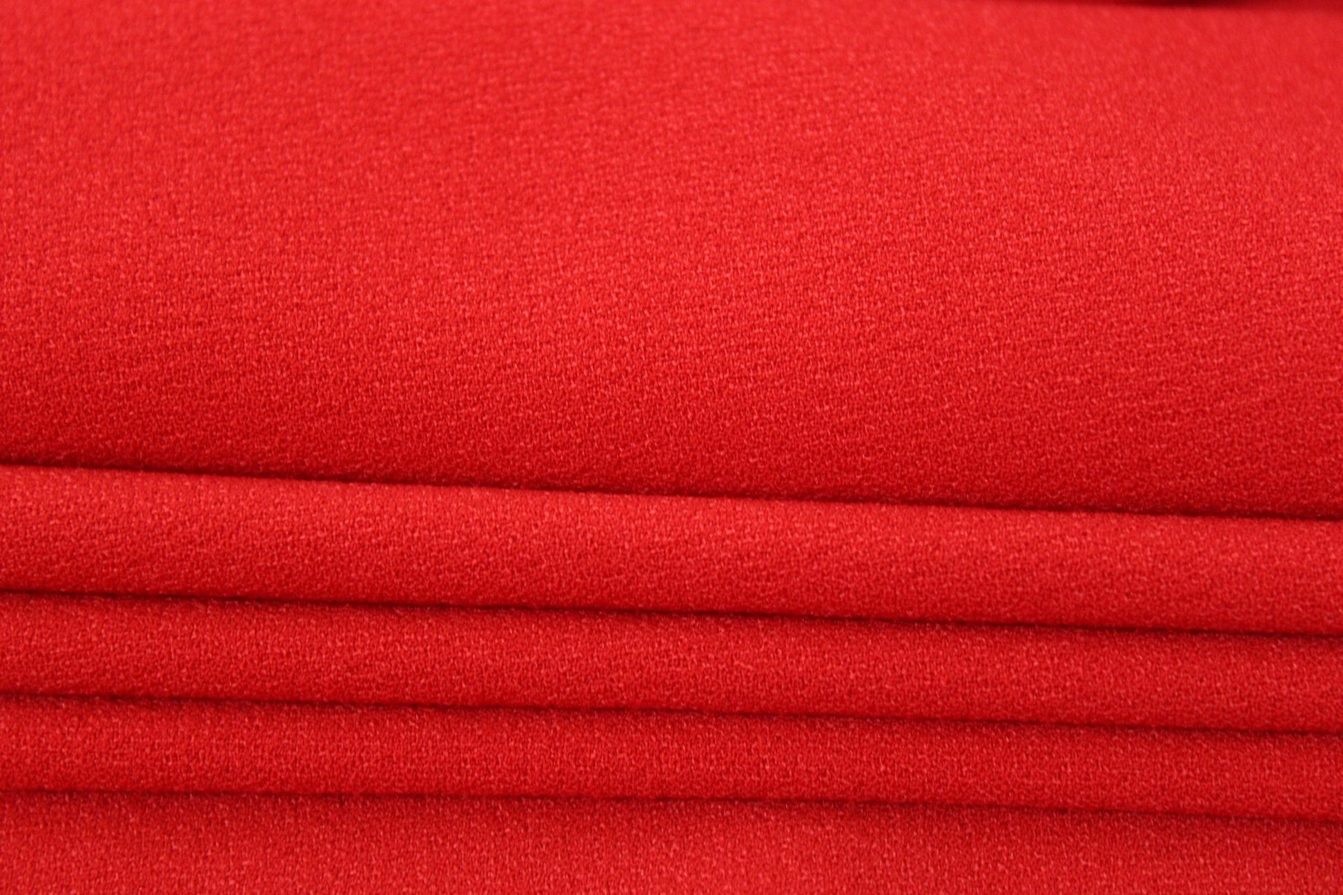 Tissu crêpe - rouge braise - photo 3/4 | So Tissus