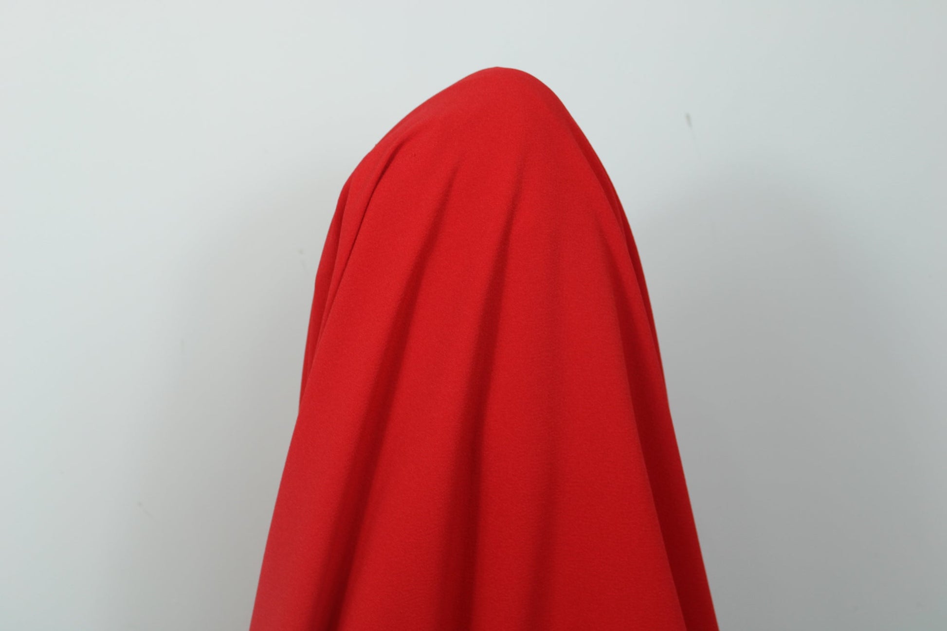 Tissu crêpe - rouge braise - photo 4/4 | So Tissus