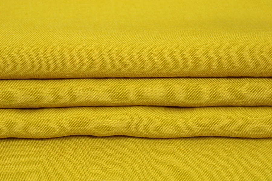 Tissu tencel - jaune