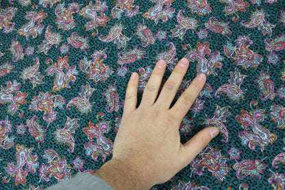 Tissu crêpe viscose - imprimé cachemire - photo 5/6 | So Tissus